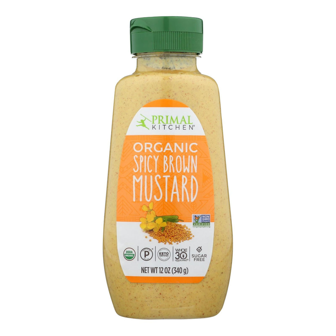 Primal Kitchen - Mustard Spicy Brown - Case Of 6 - 12 Oz - Maras Green